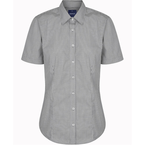WORKWEAR, SAFETY & CORPORATE CLOTHING SPECIALISTS - WESTGARTH - WOMEN'S SHORT SLEEVE GINGHAM SHIRT
