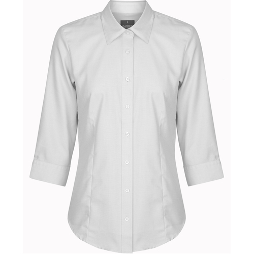 WORKWEAR, SAFETY & CORPORATE CLOTHING SPECIALISTS - Landsdowne - Womens Micro Step 3/4 Sl Shirt