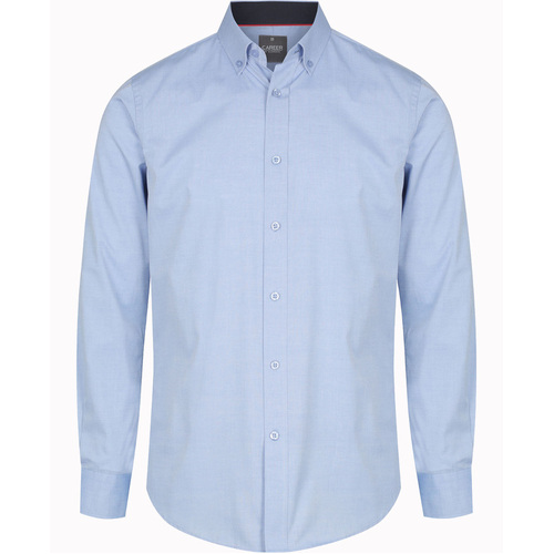 WORKWEAR, SAFETY & CORPORATE CLOTHING SPECIALISTS BRADFORD - MEN'S FINE OXFORD SLIM FIT SHIRT