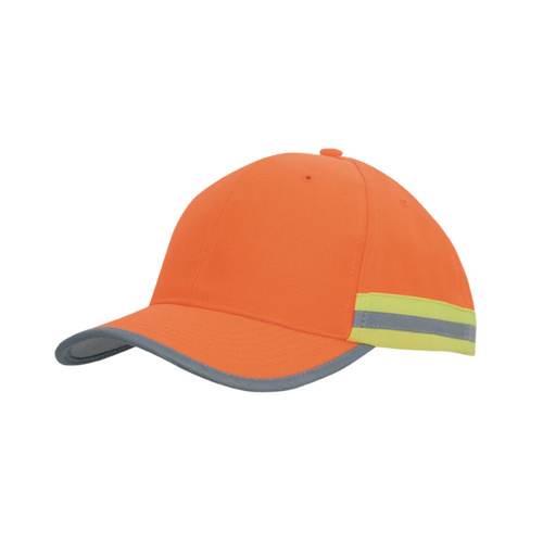 WORKWEAR, SAFETY & CORPORATE CLOTHING SPECIALISTS Hi Vis Cap with Reflective Tape