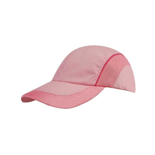 WORKWEAR, SAFETY & CORPORATE CLOTHING SPECIALISTS Sports Cap - Spring Woven Fabric with Mesh to Side Panels and Peak