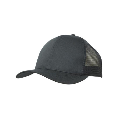 WORKWEAR, SAFETY & CORPORATE CLOTHING SPECIALISTS Breathable Poly Twill Cap With Mesh Back
