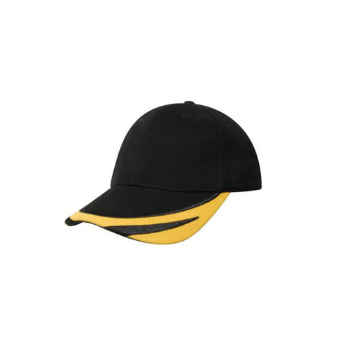 WORKWEAR, SAFETY & CORPORATE CLOTHING SPECIALISTS - Brushed Heavy Cotton Cap with Peak Trim Embroidered