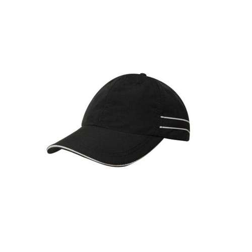 WORKWEAR, SAFETY & CORPORATE CLOTHING SPECIALISTS - Microfibre Sports Cap with Piping and Sandwich