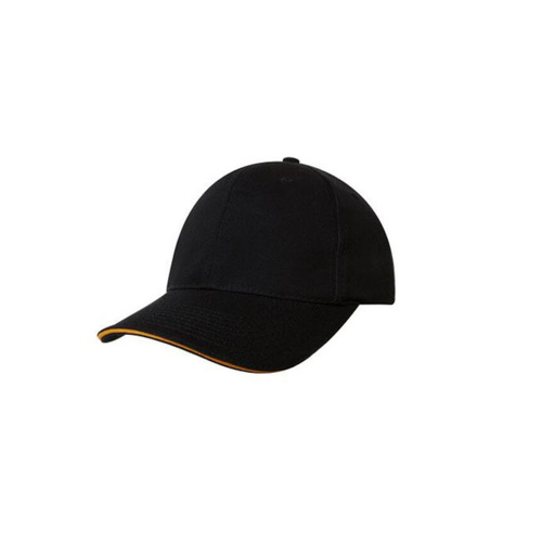 WORKWEAR, SAFETY & CORPORATE CLOTHING SPECIALISTS - Chino Twill Cap with Sandwich Trim