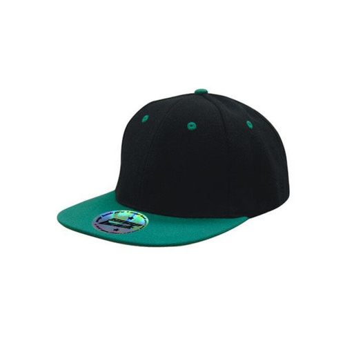 WORKWEAR, SAFETY & CORPORATE CLOTHING SPECIALISTS Premium American Twill Cap with Snap 59 Styling - Two Tone
