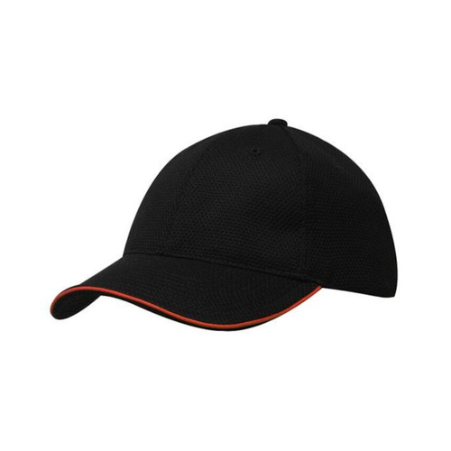 WORKWEAR, SAFETY & CORPORATE CLOTHING SPECIALISTS - Double Pique Mesh Cap with Open Sandwich
