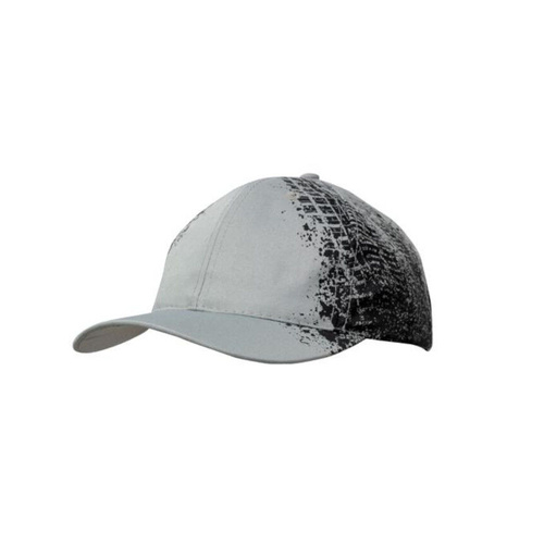 WORKWEAR, SAFETY & CORPORATE CLOTHING SPECIALISTS Breathable Poly Twill Cap with Tire print