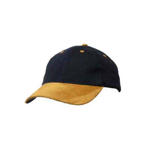 WORKWEAR, SAFETY & CORPORATE CLOTHING SPECIALISTS Brushed Heavy Cotton Cap with Suede Peak