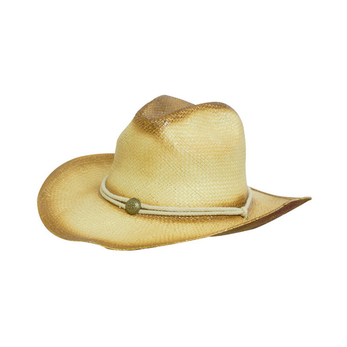 WORKWEAR, SAFETY & CORPORATE CLOTHING SPECIALISTS Sprayed Cowboy Straw Hat String Band