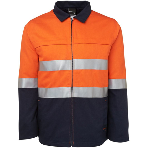 WORKWEAR, SAFETY & CORPORATE CLOTHING SPECIALISTS JB's HV (D+N) Cotton Jacket