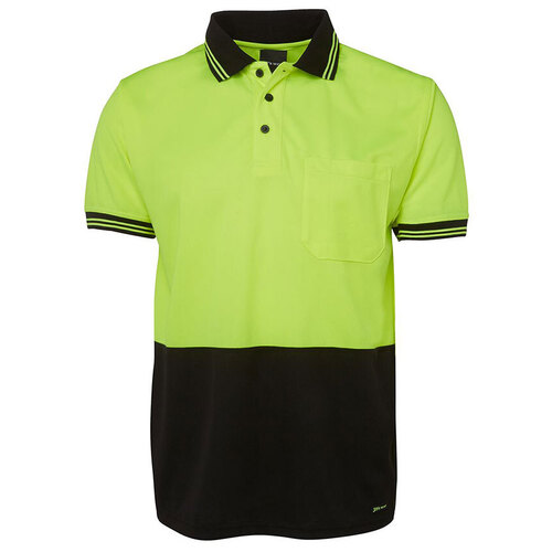 WORKWEAR, SAFETY & CORPORATE CLOTHING SPECIALISTS JB's Hi Vis Short Sleeve Traditional Polo