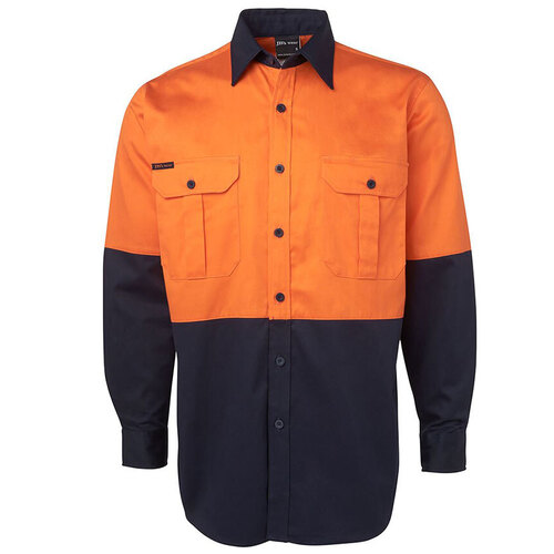 WORKWEAR, SAFETY & CORPORATE CLOTHING SPECIALISTS JB's Hi Vis Long Sleeve 190G Shirt
