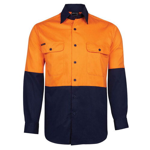 WORKWEAR, SAFETY & CORPORATE CLOTHING SPECIALISTS JB's Hi Vis Long Sleeve 150G Shirt