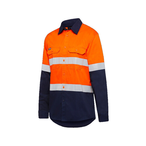 WORKWEAR, SAFETY & CORPORATE CLOTHING SPECIALISTS - Originals - Stretch Spliced Shirt - Long Sleeve - With Tape
