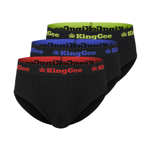 WORKWEAR, SAFETY & CORPORATE CLOTHING SPECIALISTS - Originals - COTTON BRIEF 3PK - MENS