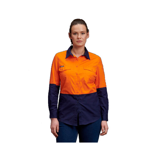 WORKWEAR, SAFETY & CORPORATE CLOTHING SPECIALISTS Workcool - Workcool 2 Women's Spliced Shirt - Long Sleeve