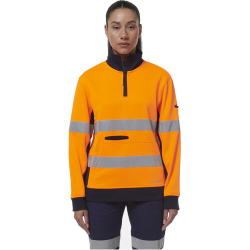 WORKWEAR, SAFETY & CORPORATE CLOTHING SPECIALISTS - WOMEN S REFLECTIVE 1/4 ZIP FLEECE