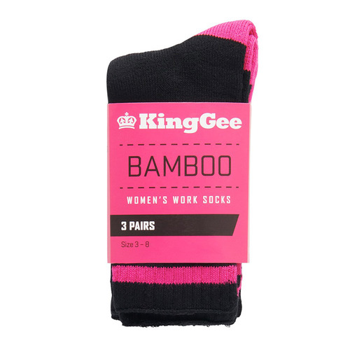 WORKWEAR, SAFETY & CORPORATE CLOTHING SPECIALISTS - Originals - WMN BAMBOO SOCK 3PK
