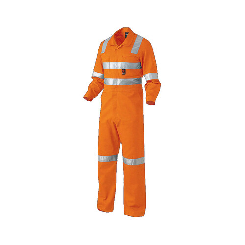 WORKWEAR, SAFETY & CORPORATE CLOTHING SPECIALISTS - Originals - Hi-Vis Reflect Combination Drill Overall - 'Cross'