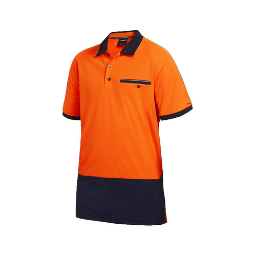 WORKWEAR, SAFETY & CORPORATE CLOTHING SPECIALISTS - Workcool - Hyperfreeze Hi Vis Polo S/S