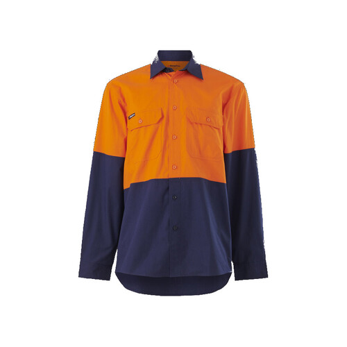 WORKWEAR, SAFETY & CORPORATE CLOTHING SPECIALISTS - WC SPLICED SHIRT L/S