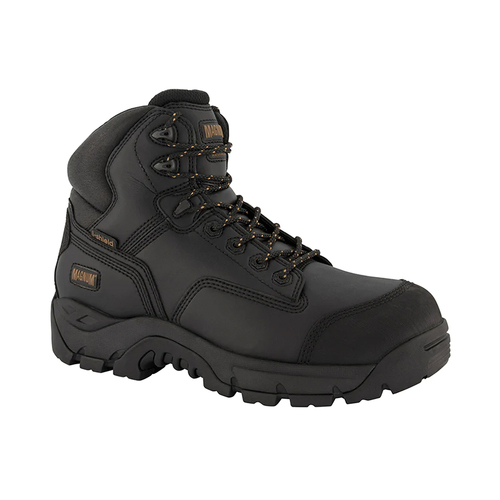 WORKWEAR, SAFETY & CORPORATE CLOTHING SPECIALISTS PRECISION MAX SOFT TOE SZ WP WORK BOOT - Black