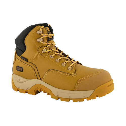 WORKWEAR, SAFETY & CORPORATE CLOTHING SPECIALISTS - PRECISION MAX SOFT TOE SZ WP WORK BOOT - Wheat