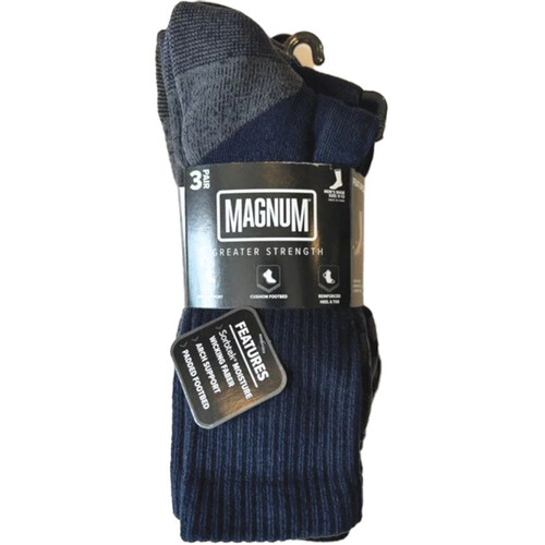 WORKWEAR, SAFETY & CORPORATE CLOTHING SPECIALISTS MAGNUM PERFORMANCE WORK 3 PK SOCK