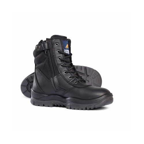 WORKWEAR, SAFETY & CORPORATE CLOTHING SPECIALISTS Black High Leg ZipSider Boot