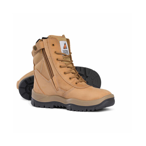 WORKWEAR, SAFETY & CORPORATE CLOTHING SPECIALISTS Wheat High Leg ZipSider Boot