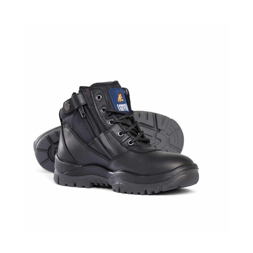 WORKWEAR, SAFETY & CORPORATE CLOTHING SPECIALISTS - Black ZipSider Boot