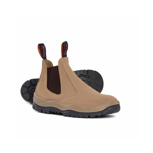 WORKWEAR, SAFETY & CORPORATE CLOTHING SPECIALISTS - Wheat Suede Non-Safety Elastic Sided Boot