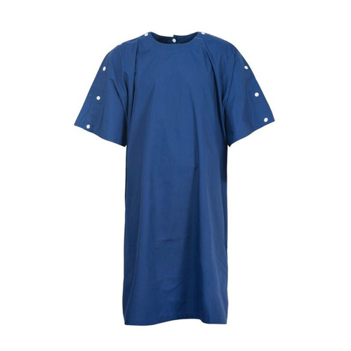 WORKWEAR, SAFETY & CORPORATE CLOTHING SPECIALISTS Bariatric Gown with Neck and shoulder studs