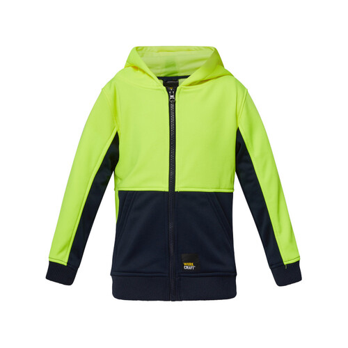 WORKWEAR, SAFETY & CORPORATE CLOTHING SPECIALISTS - ASCENT kids high-vis hoodie - full zip