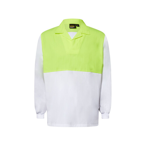 WORKWEAR, SAFETY & CORPORATE CLOTHING SPECIALISTS - JACSHIRT LS RIB CUF&NECK INSER