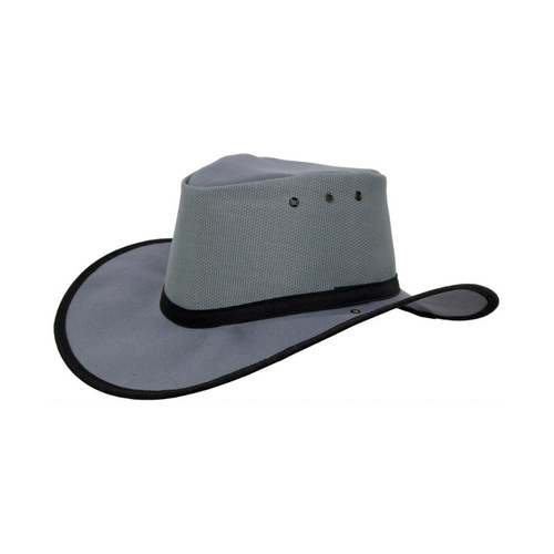 WORKWEAR, SAFETY & CORPORATE CLOTHING SPECIALISTS Canning Breeze Hat-Silver Grey-2XL