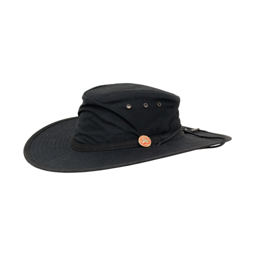 WORKWEAR, SAFETY & CORPORATE CLOTHING SPECIALISTS Durack Hat-Black-2XL