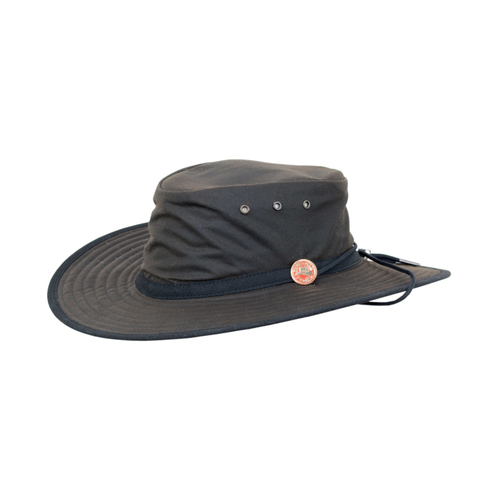 WORKWEAR, SAFETY & CORPORATE CLOTHING SPECIALISTS Durack Hat-Brown-2XL