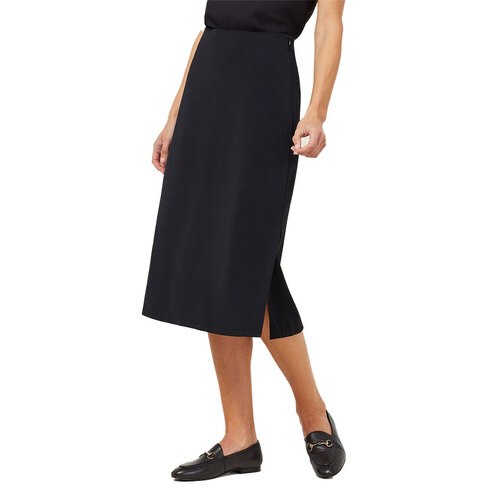 WORKWEAR, SAFETY & CORPORATE CLOTHING SPECIALISTS CREPE STRETCH MIDI LENGTH A-LINE SKIRT