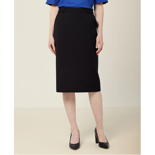 WORKWEAR, SAFETY & CORPORATE CLOTHING SPECIALISTS - Wool Blend Twill Secret Waist Midi Skirt