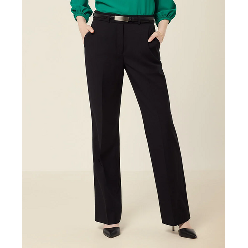 WORKWEAR, SAFETY & CORPORATE CLOTHING SPECIALISTS Wool Blend Twill Secret Waist Regular Fit Pant
