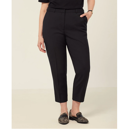 WORKWEAR, SAFETY & CORPORATE CLOTHING SPECIALISTS Wool Blend Twill Secret Waist Slim Leg Pant