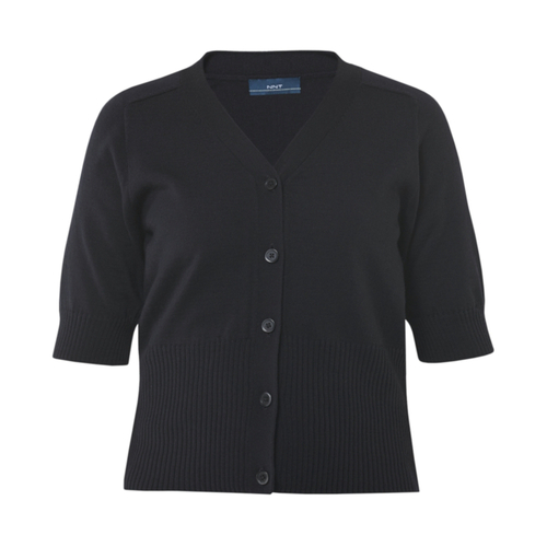 WORKWEAR, SAFETY & CORPORATE CLOTHING SPECIALISTS - NNT - SS RIB TRIM CARDIGAN