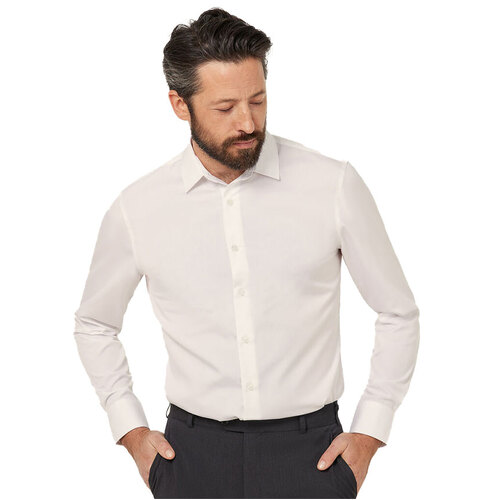 WORKWEAR, SAFETY & CORPORATE CLOTHING SPECIALISTS - COTTON LONG SLEEVE SHIRT - Mens