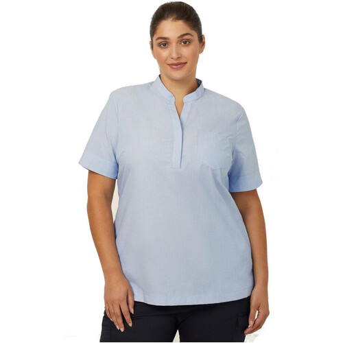 WORKWEAR, SAFETY & CORPORATE CLOTHING SPECIALISTS - NNT - TEXTURED SHORT SLEEVE TUNIC