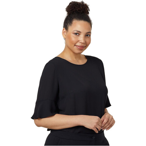 WORKWEAR, SAFETY & CORPORATE CLOTHING SPECIALISTS FLUTED SLEEVE TOP