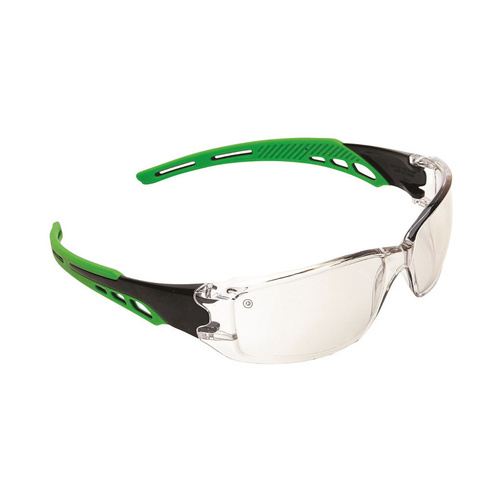 WORKWEAR, SAFETY & CORPORATE CLOTHING SPECIALISTS Cirrus Green Arms Safety Glasses Indoor/Outdoor