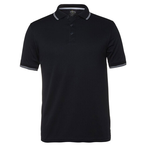 WORKWEAR, SAFETY & CORPORATE CLOTHING SPECIALISTS - Jacquard Contrast Polo