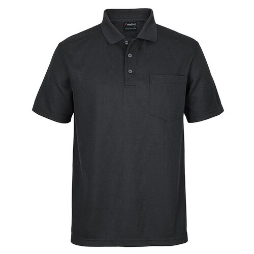 WORKWEAR, SAFETY & CORPORATE CLOTHING SPECIALISTS PODIUM WAFFLE POCKET POLO